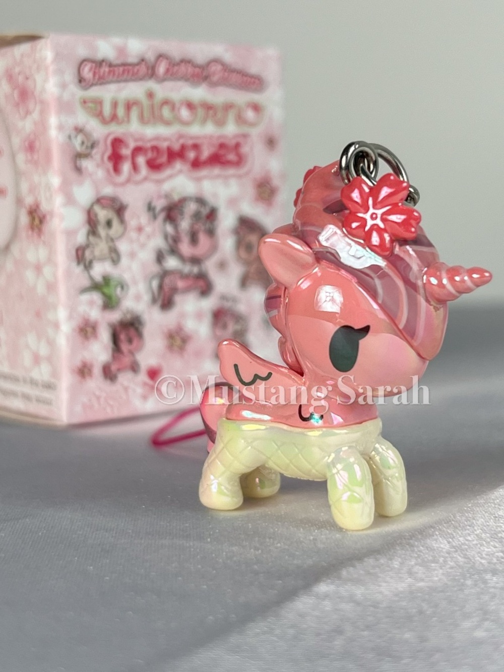 Tokidoki Ambrosia Shimmer Cherry Blossom Unicorno Frenzies Phone Bag Charm